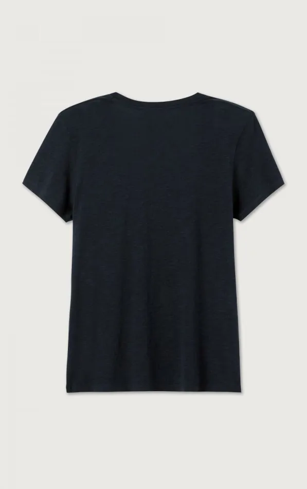 American Vintage Short Sleeve TShirts Women TShirt Jacksonville Black