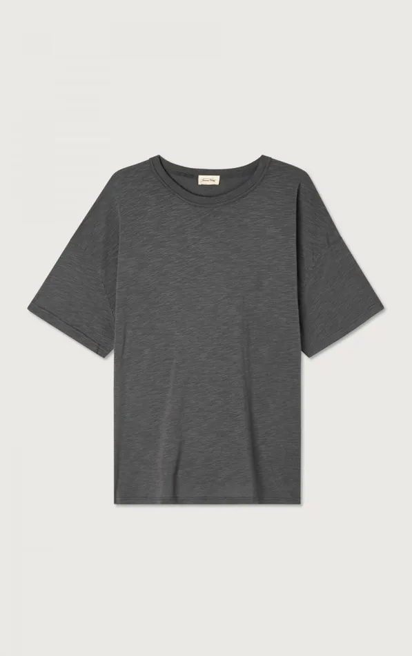 American Vintage Short Sleeve TShirts Women TShirt Jacksonville Melange Charcoal American Vintage Short Sleeve TShirts Women TShirt Jacksonville Melange Charcoal