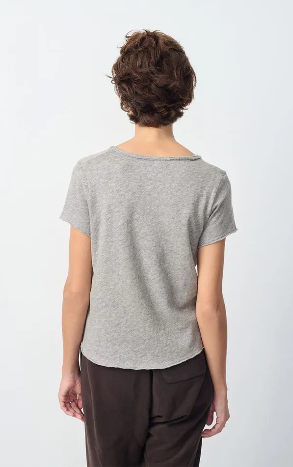 American Vintage Short Sleeve TShirts Women TShirt Sonoma Heather Grey