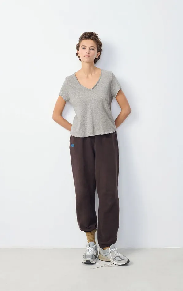 American Vintage Short Sleeve TShirts Women TShirt Sonoma Heather Grey