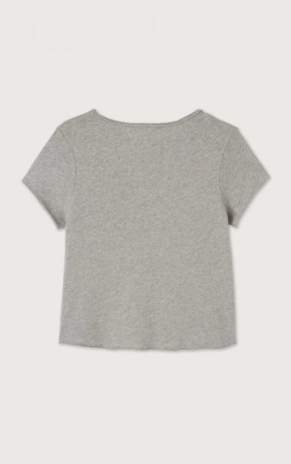 American Vintage Short Sleeve TShirts Women TShirt Sonoma Heather Grey