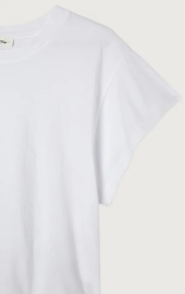 American Vintage Short Sleeve TShirts Women TShirt Vupaville White American Vintage Short Sleeve TShirts Women TShirt Vupaville White