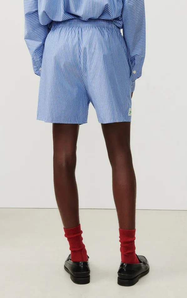 American Vintage Shorts Men Shorts Zatybay Aqua Stripes