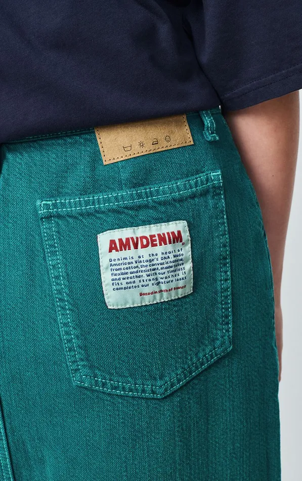 American Vintage Skirts Women Skirt Nyolow Overdyed Emerald