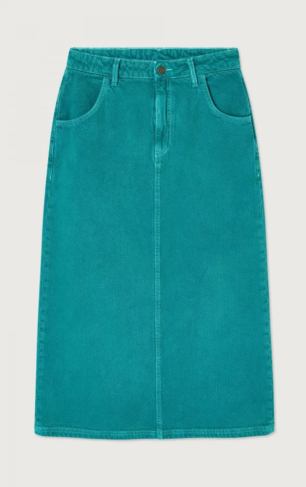 American Vintage Skirts Women Skirt Nyolow Overdyed Emerald