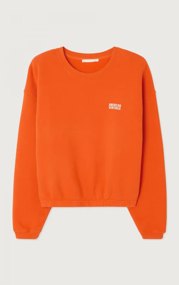 American Vintage Sweatshirts Women Sweatshirt Izubird Vintage Pumpkin American Vintage Sweatshirts Women Sweatshirt Izubird Vintage Pumpkin
