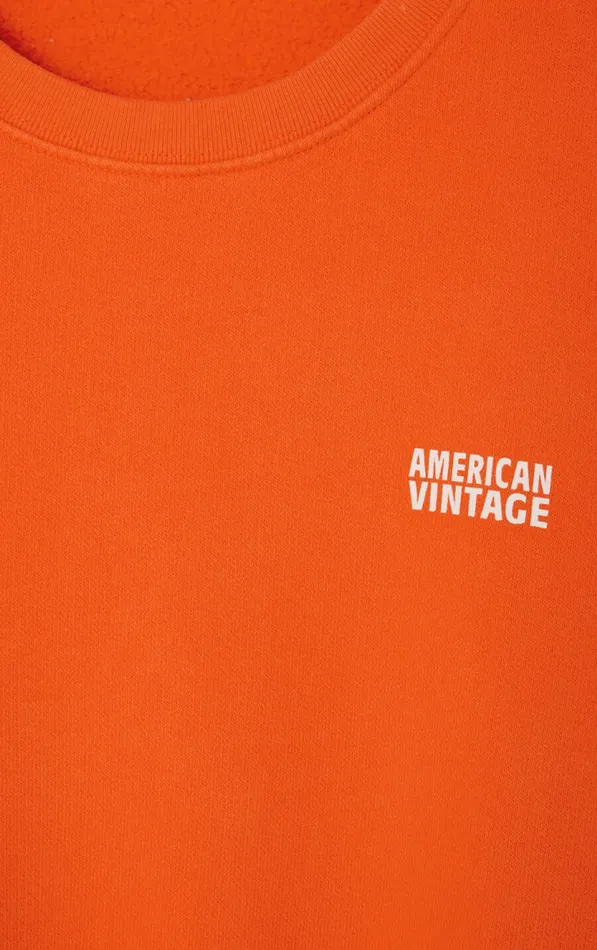 American Vintage Sweatshirts Women Sweatshirt Izubird Vintage Pumpkin American Vintage Sweatshirts Women Sweatshirt Izubird Vintage Pumpkin