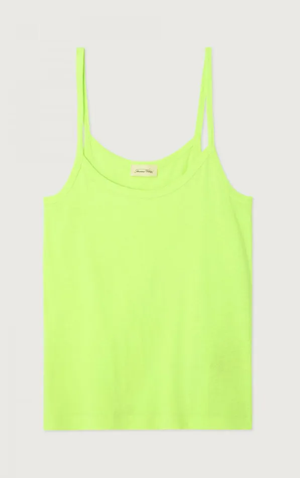 American Vintage Tops and Tanktops Women Tank Top Gamipy Neon Yellow American Vintage Tops and Tanktops Women Tank Top Gamipy Neon Yellow