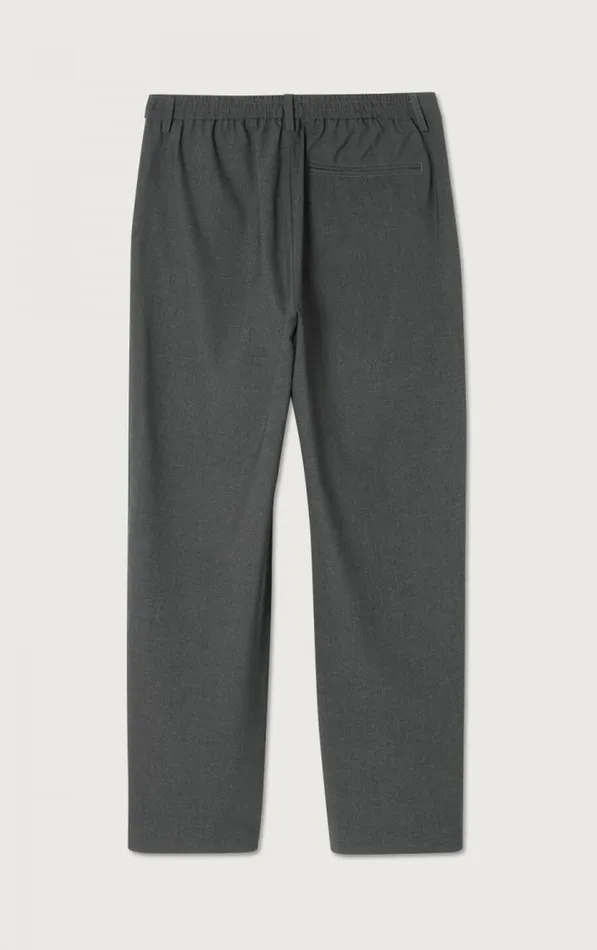 American Vintage Trousers Men Trousers Kabird Melange Charcoal