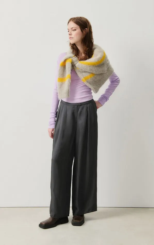 American Vintage Trousers Women Trousers Luabird Carbon