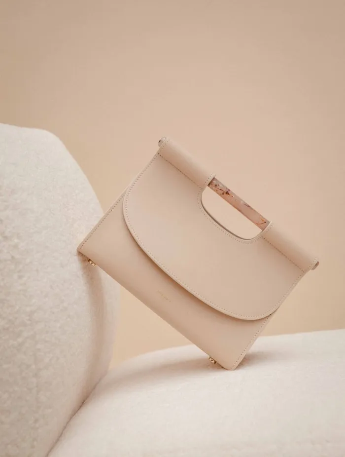 Ancne Beige Women Bobbies Bags