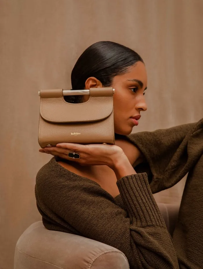 Ancne Micro Taupe Women Bobbies Bags