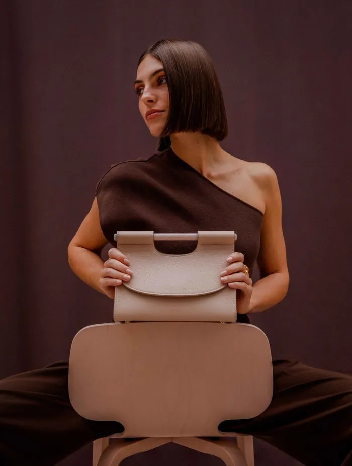 Ancne Nude Latte Women Bobbies Bags