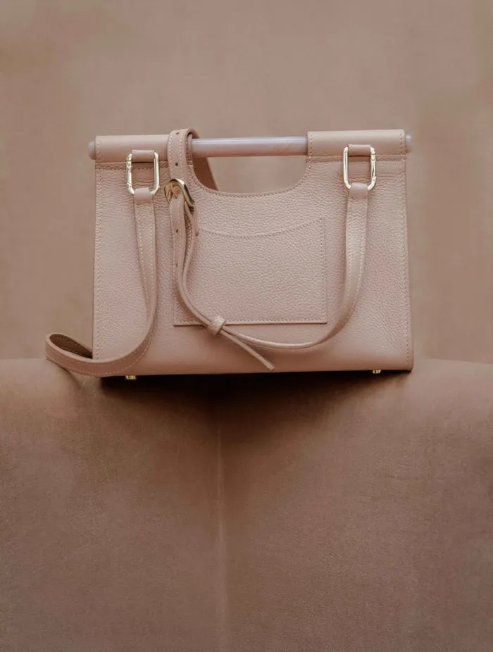 Ancne Nude Latte Women Bobbies Bags