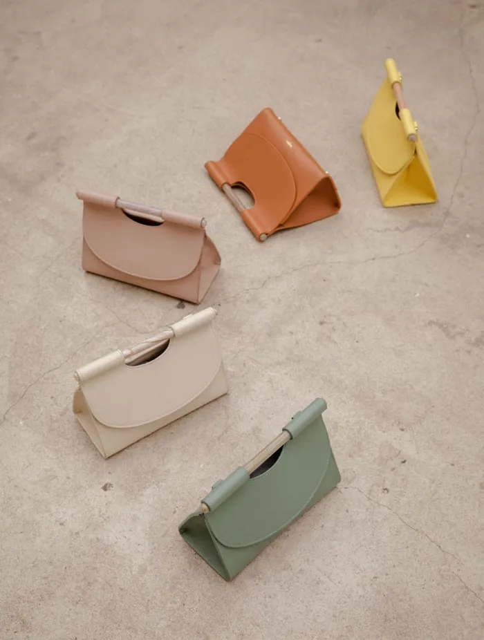 Ancne Nude Latte Women Bobbies Bags