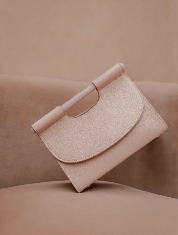 Ancne Nude Latte Women Bobbies Bags