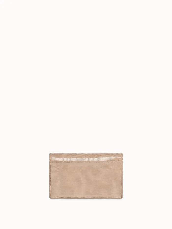Anouk Envelope Bag With Shiny Lizard Finish Cashmere Women Akris Mini Bags