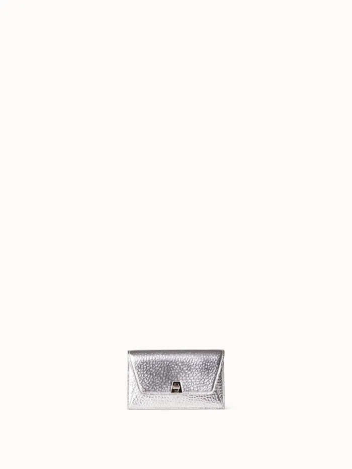 Anouk Envelope In Hammered Leather Stucco Met Women Akris Mini Bags