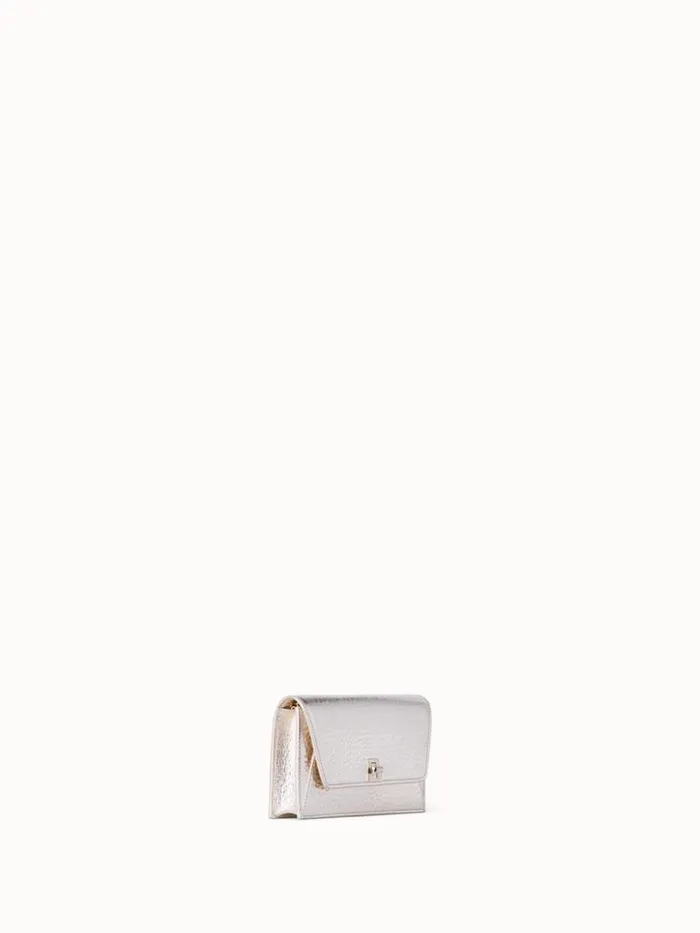 Anouk Envelope In Hammered Leather Stucco Met Women Akris Mini Bags