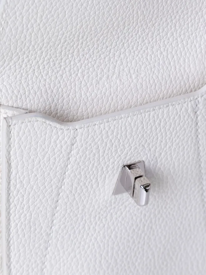 Anouk Phone Pouch In Cervocalf Leather Weiss Women Akris Phone Pouch