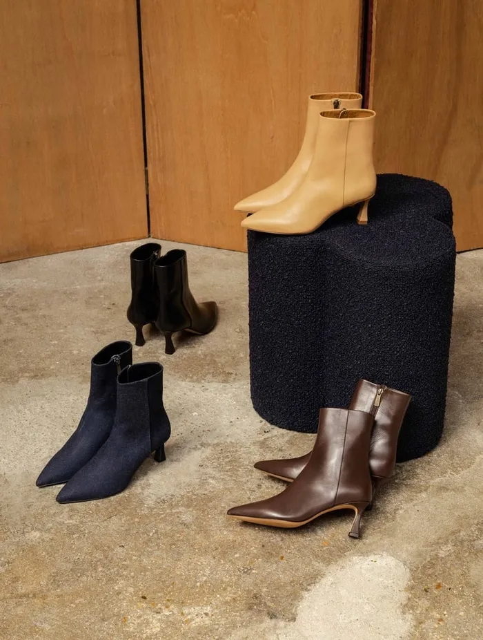 Audrey Passion Black Women Bobbies Ankle Boots Audrey Passion Black Women Bobbies Ankle Boots