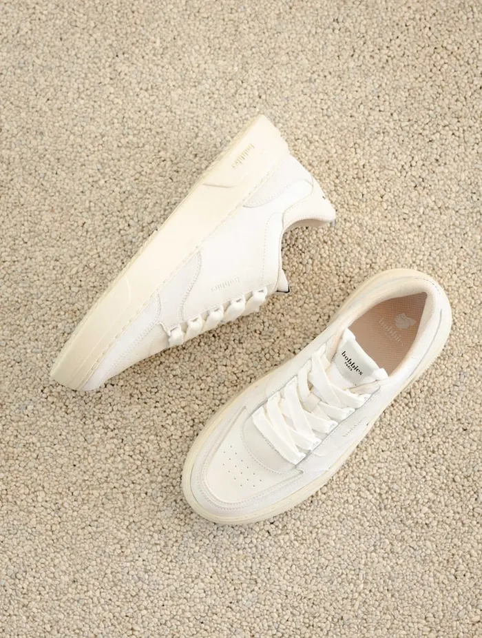 Avalon Off White and Foam Women Bobbies Sneakers