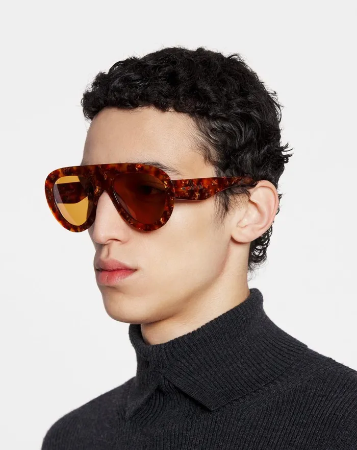 Aviator Sunglasses Amberturtoise Women Lanvin Sunglasses