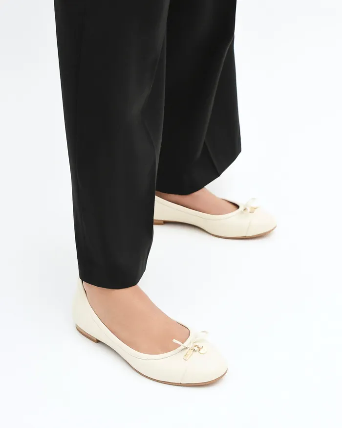 BALLET Women Hermione dress flats off white woven jomercer BALLET Women Hermione dress flats off white woven jomercer