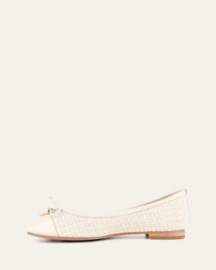 BALLET Women Hermione dress flats off white woven jomercer BALLET Women Hermione dress flats off white woven jomercer