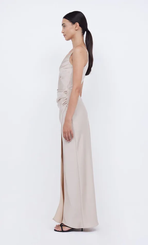 Bec Bridge Bridesmaids Dresses ETERNITY V MAXI DRESS Sand 8211 Women