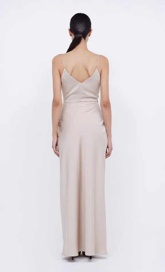 Bec Bridge Bridesmaids Dresses ETERNITY V MAXI DRESS Sand 8211 Women