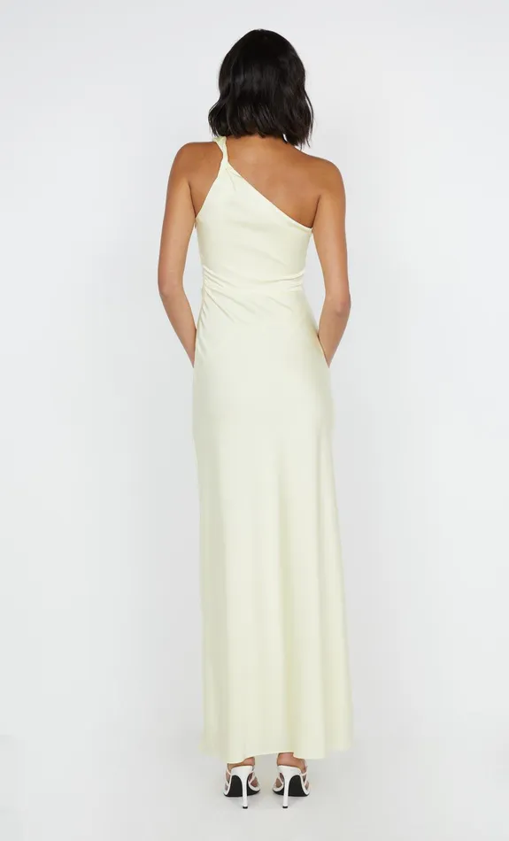 Bec Bridge Bridesmaids Dresses LUNETTA ASYM DRESS Ice Yellow 8211 Women