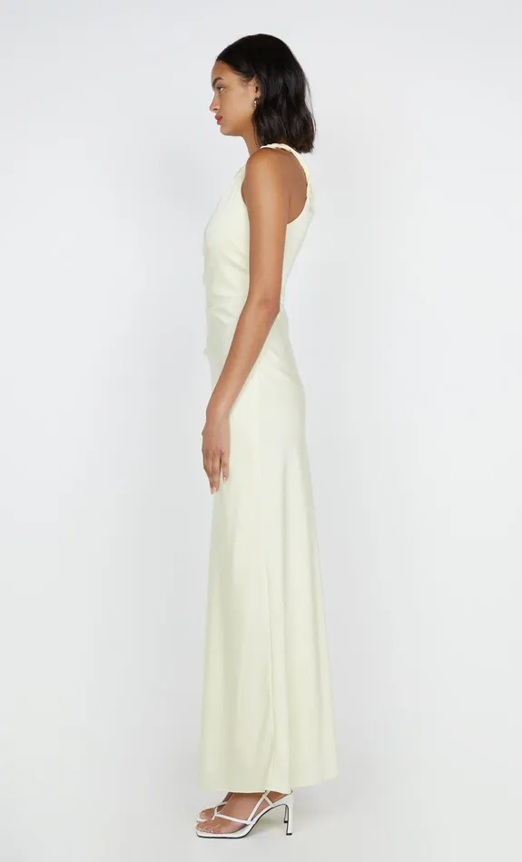 Bec Bridge Bridesmaids Dresses LUNETTA ASYM DRESS Ice Yellow 8211 Women