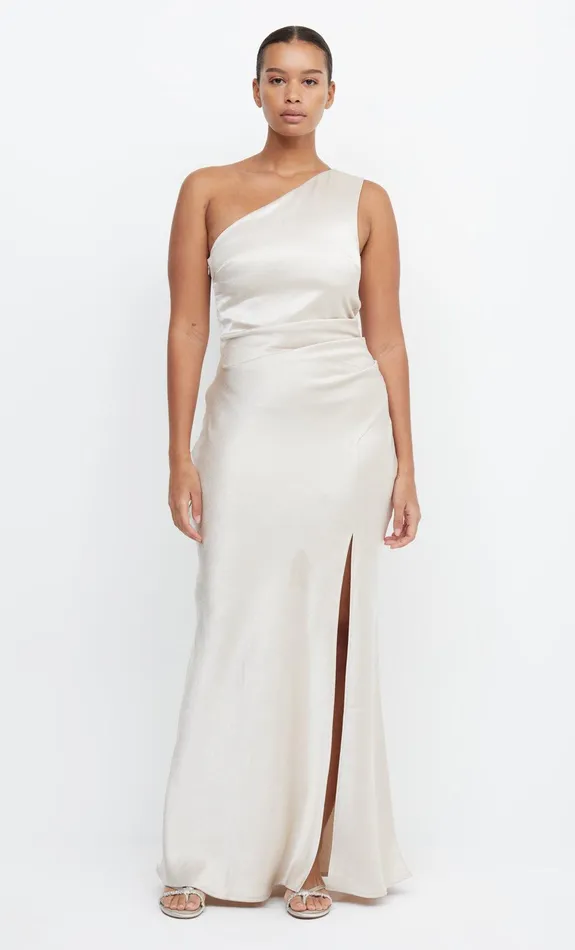 Bec Bridge Bridesmaids Dresses THE DREAMER ASYM DRESS Sand 8211 Women