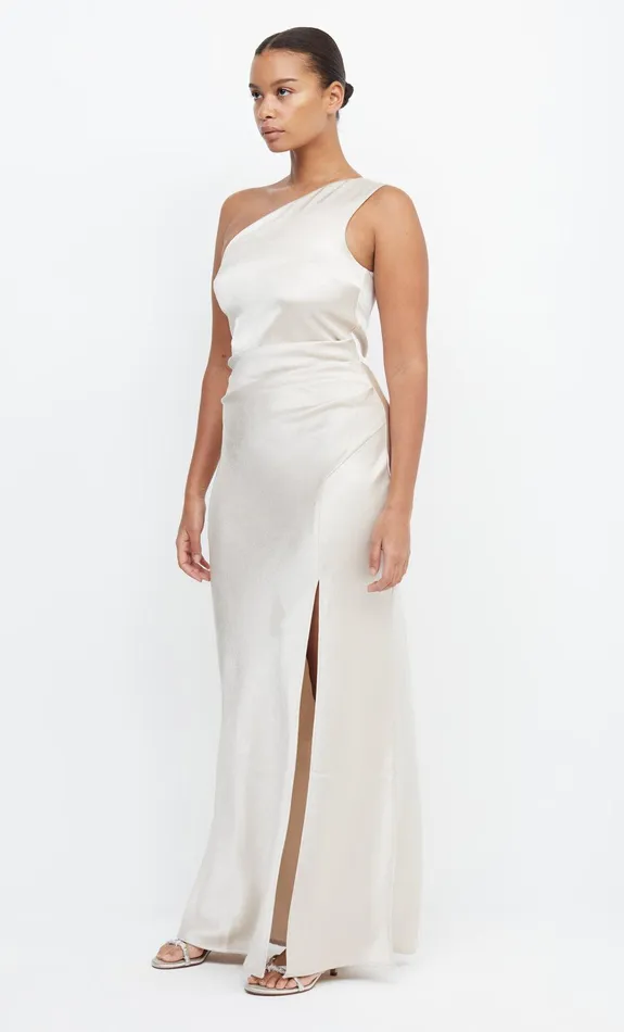 Bec Bridge Bridesmaids Dresses THE DREAMER ASYM DRESS Sand 8211 Women