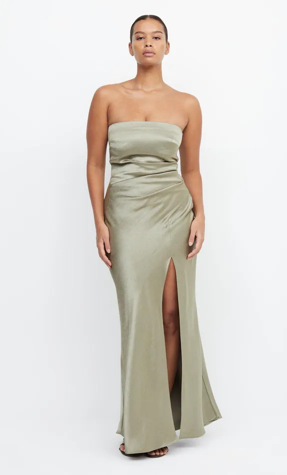 Bec Bridge Bridesmaids Dresses THE DREAMER STRAPLESS DRESS Sage 8211 Women