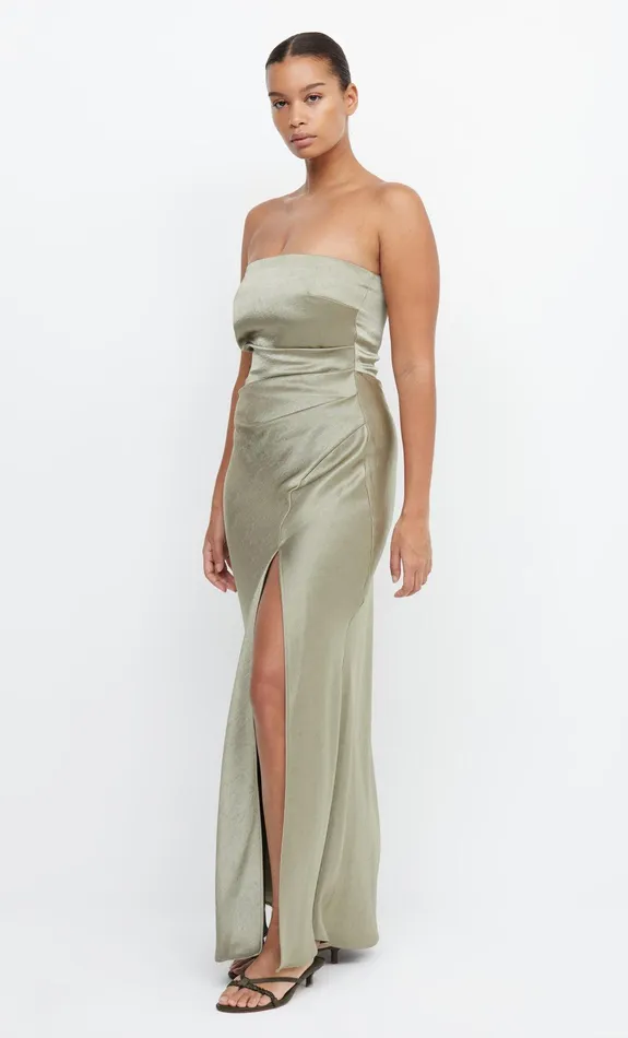 Bec Bridge Bridesmaids Dresses THE DREAMER STRAPLESS DRESS Sage 8211 Women