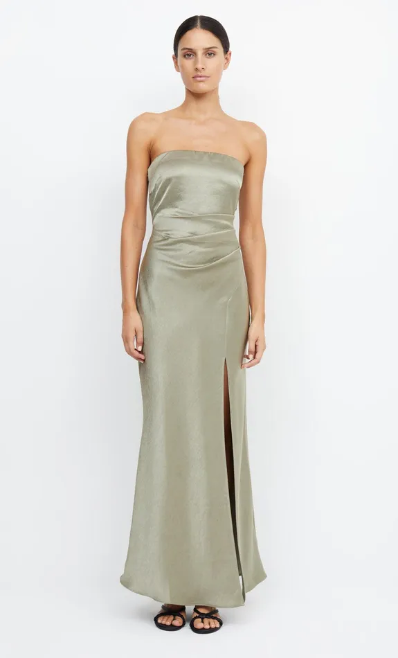 Bec Bridge Bridesmaids Dresses THE DREAMER STRAPLESS DRESS Sage 8211 Women
