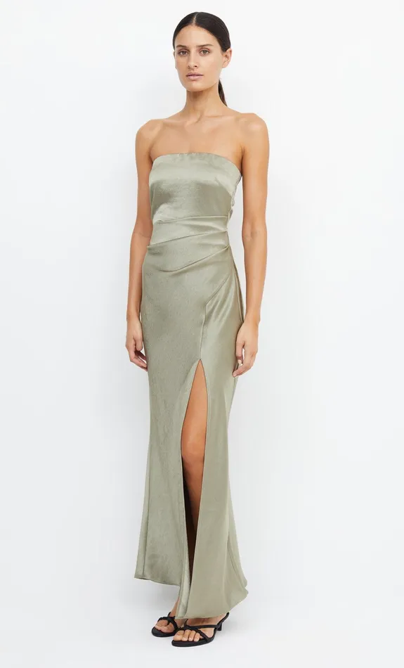 Bec Bridge Bridesmaids Dresses THE DREAMER STRAPLESS DRESS Sage 8211 Women