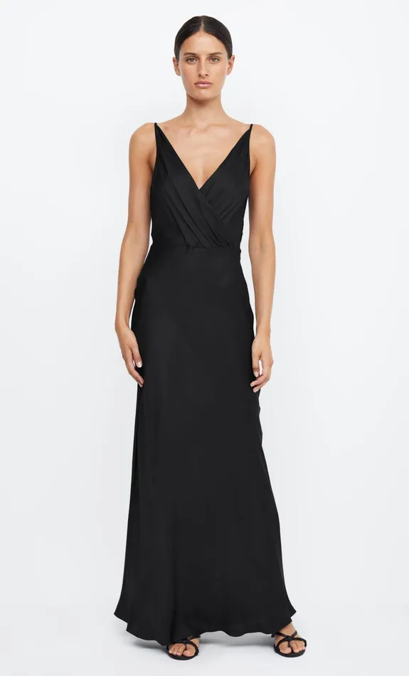 Bec Bridge Dresses ADORE V MAXI DRESS Black 8211 Women