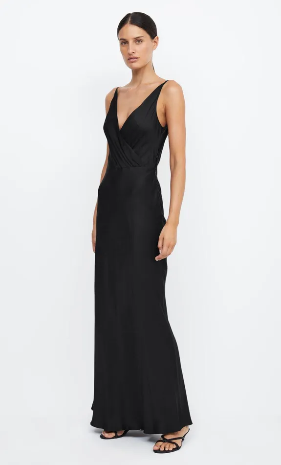 Bec Bridge Dresses ADORE V MAXI DRESS Black 8211 Women