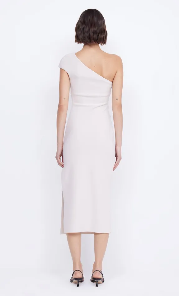 Bec Bridge Dresses ELEA ASYM MIDI DRESS Vanilla Bean 8211 Women
