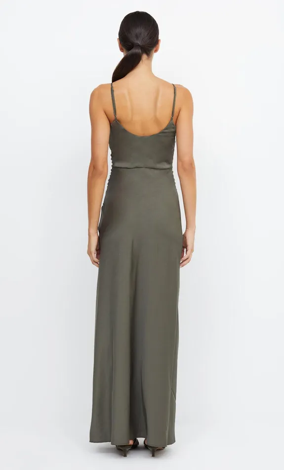 Bec Bridge Dresses ETERNITY SCOOP MAXI DRESS Dark Willow 8211 Women