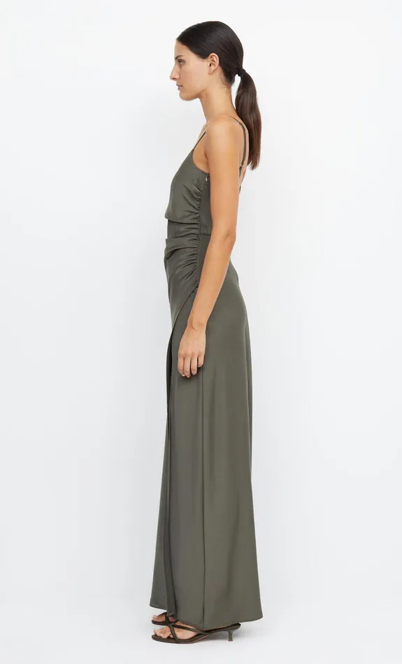 Bec Bridge Dresses ETERNITY SCOOP MAXI DRESS Dark Willow 8211 Women
