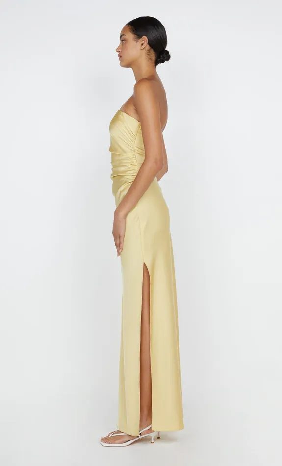 Bec Bridge Dresses ETERNITY STRAPLESS MAXI DRESS Citrus 8211 Women