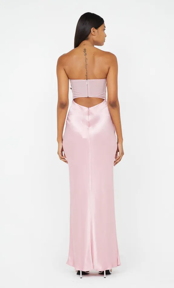 Bec Bridge Dresses HALLE STRAPLESS DRESS Dusty Pink 8211 Women