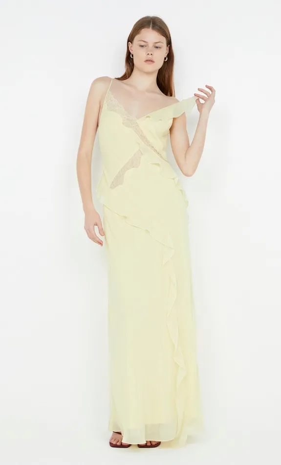 Bec Bridge Dresses KNOX MAXI DRESS Ice Yellow 8211 Women