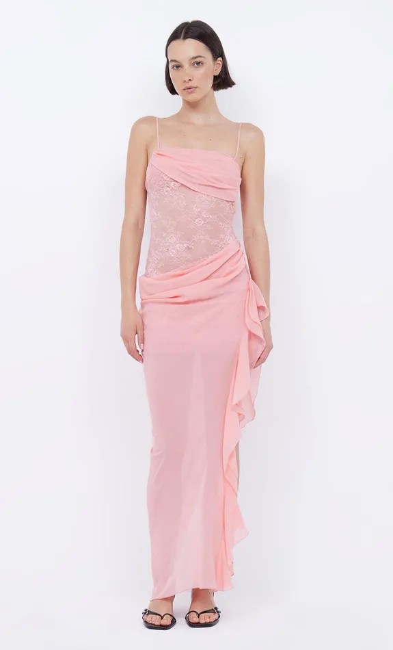 Bec Bridge Dresses LIV ASYM DRESS Pink Sherbet 8211 Women