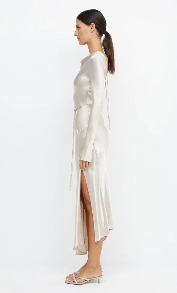 Bec Bridge Dresses MOON DANCE LONG SLEEVE MAXI DRESS Sand 8211 Women