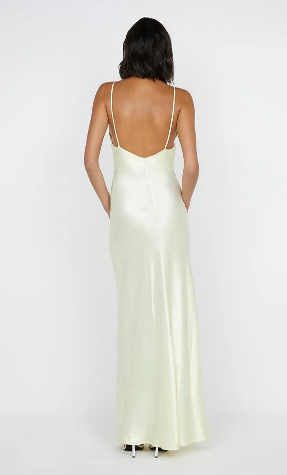 Bec Bridge Dresses MOON DANCE V MAXI DRESS Ice Yellow 8211 Women